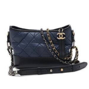 Chanel Gabrielle de Hobo Bag Blue Black